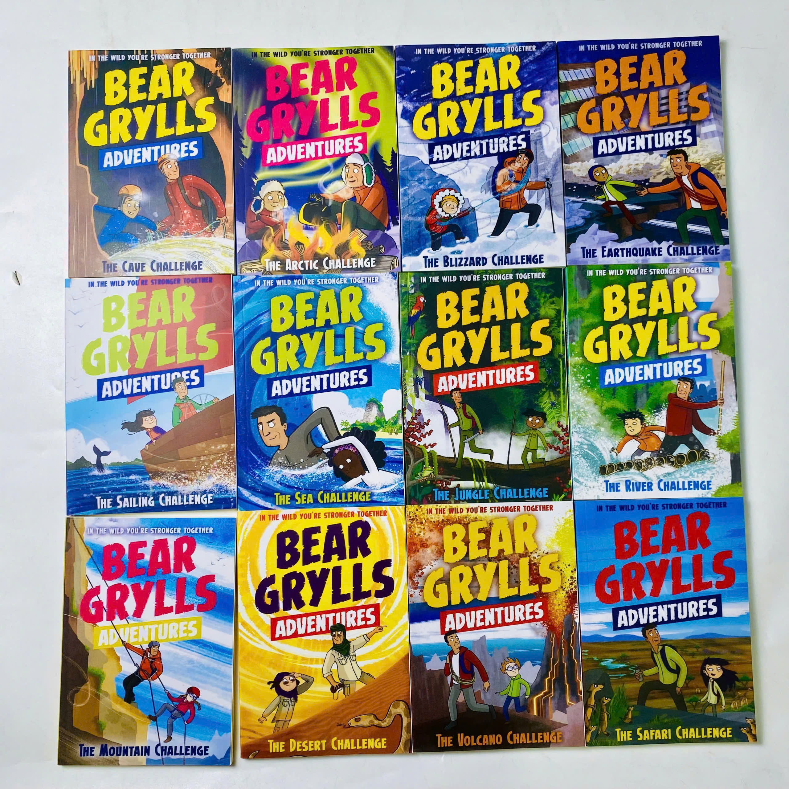 Bear Grylis Adventures  - Bộ 12 Cuốn