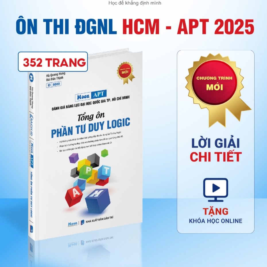 APT - ĐGNL ĐHQG TP.HCM - Tổng ôn Phần tư duy logic