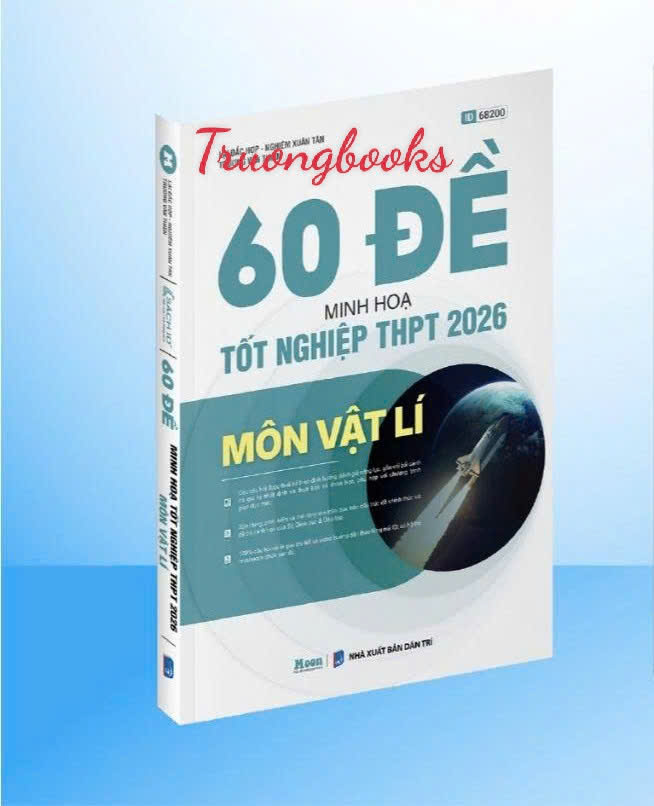 60 đề minh họa Tốt nghiệp THPT 2026 môn Vật lí