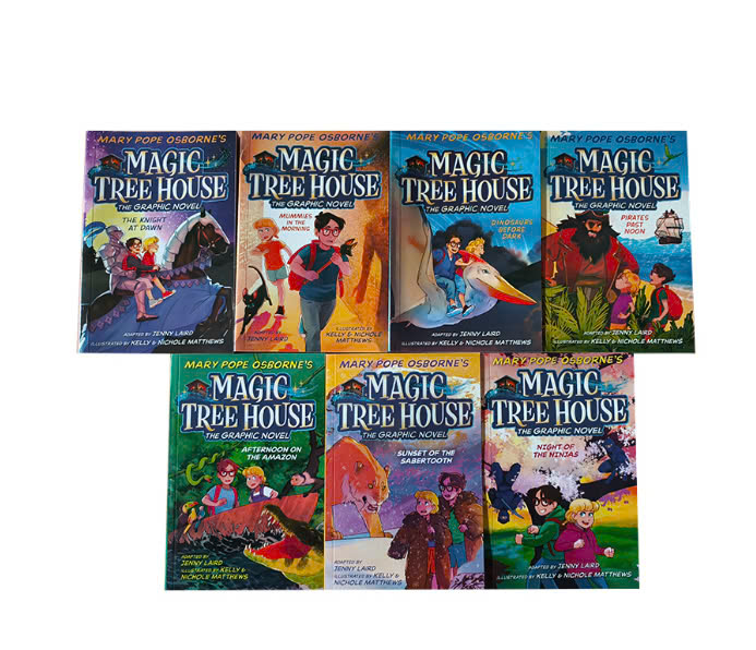 Magic tree house bản màu (Sách nhập) - bộ 7 quyển