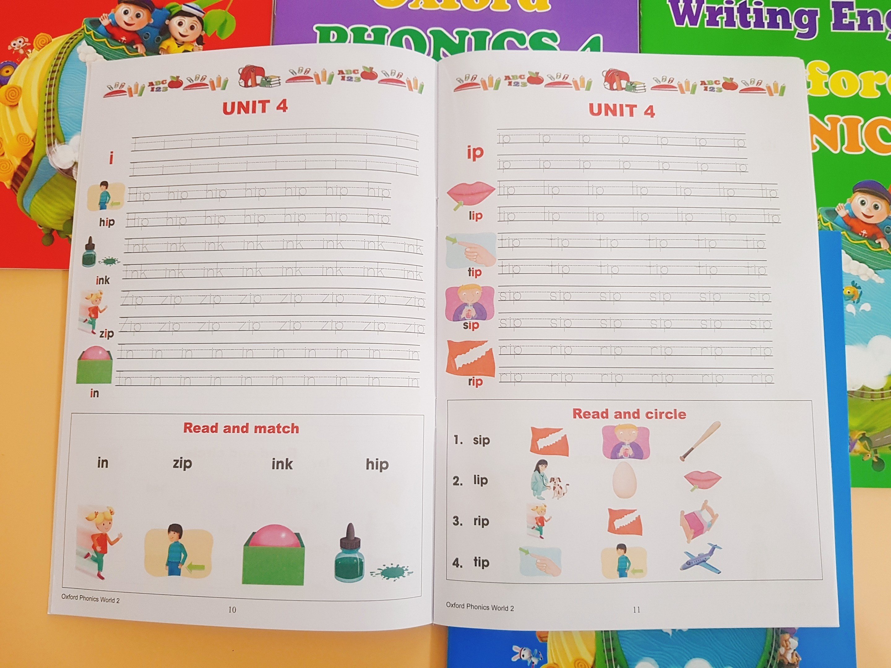 Vở tập viết - Oxford phonics world - 5 quyển