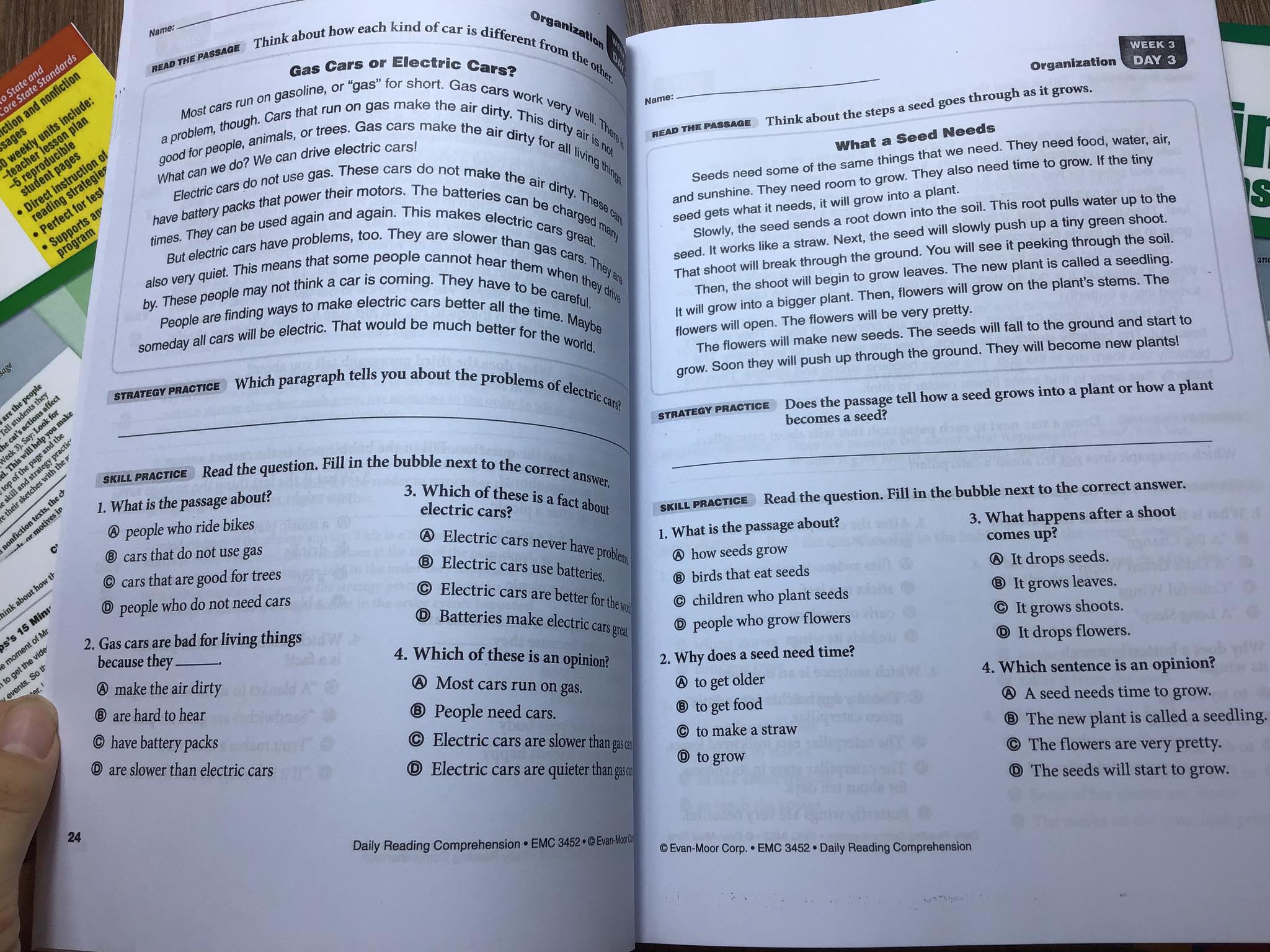 Daily Reading Comprehension - Evan moor - Bộ 8 quyển