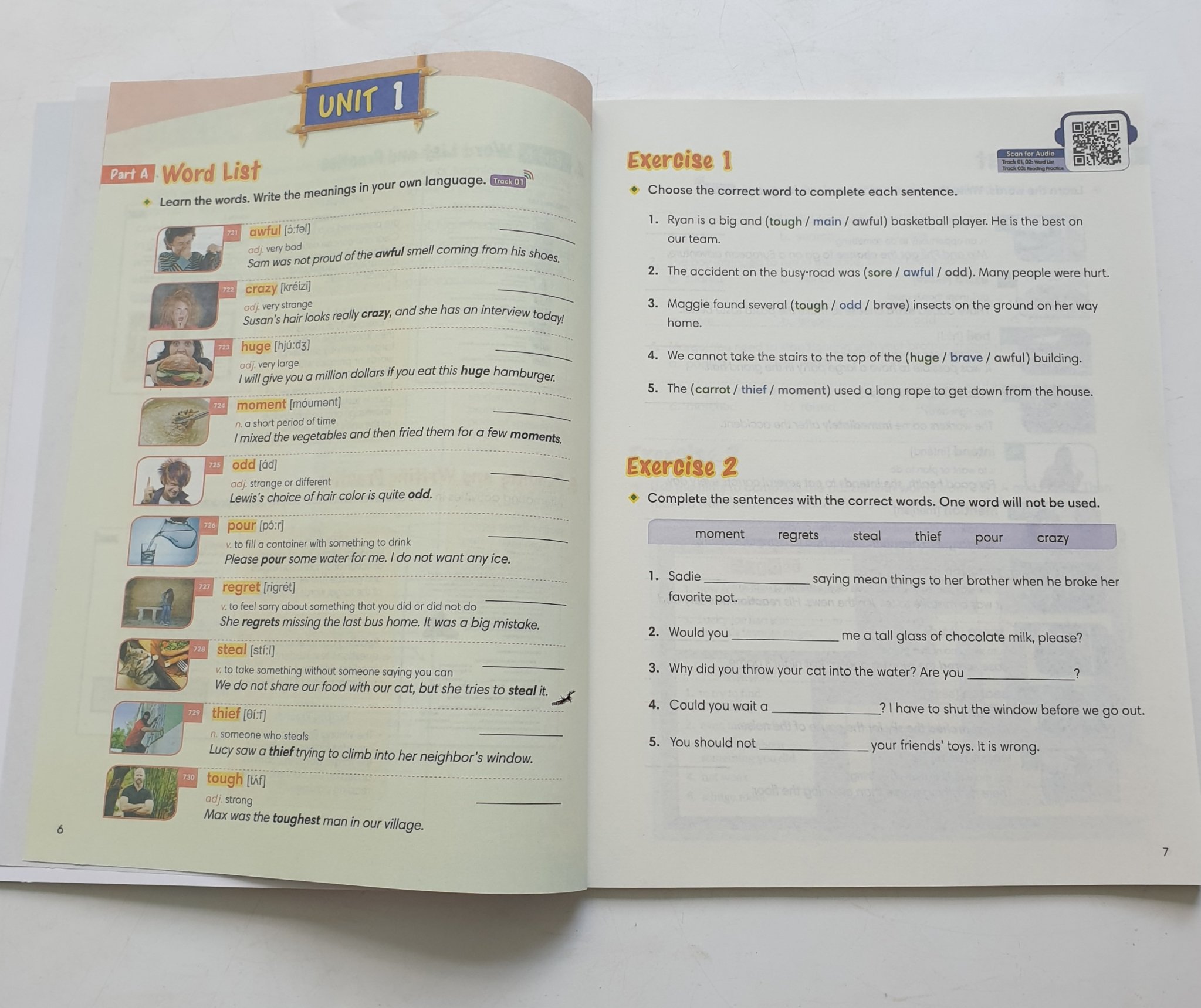 1000 Basic English Words by Compass publishing (Sách nhập) - 4 quyển