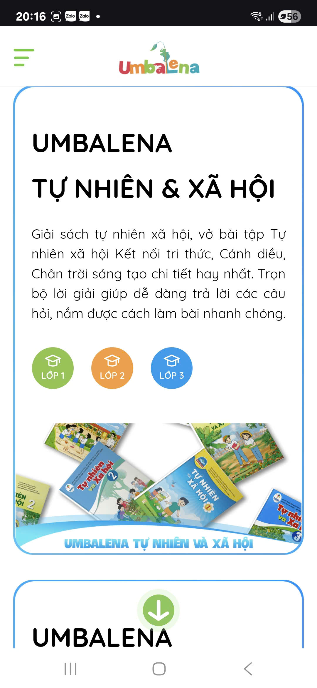 Phần mềm Umbandena – App học “All-in-One” cho học sinh Tiểu học - Gói 1 năm