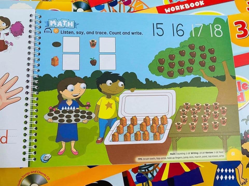 My Little Island - Là bộ sách Tiếng Anh được biên soạn theo những kiến thức phù hợp với trẻ trong độ tuổi mầm non.