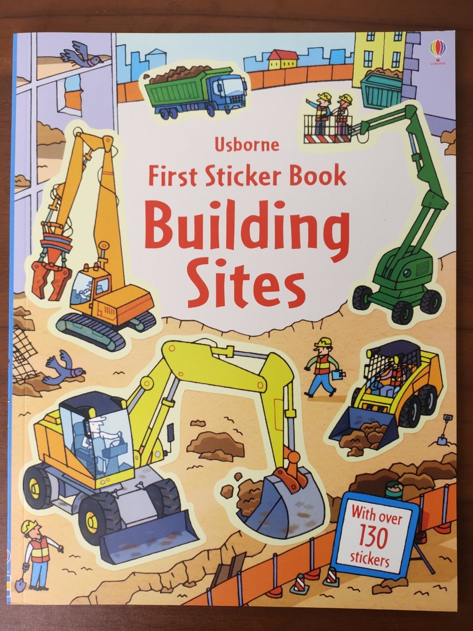 Sách Dính Dán - Usbonre Sticker Book - Building Sites
