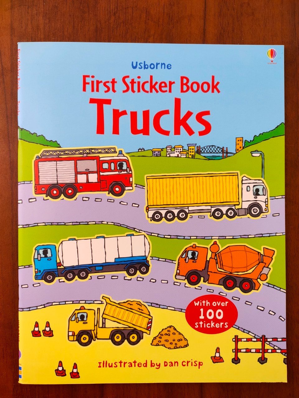 Sách Dính Dán - Usbonre Sticker Book - Trucks