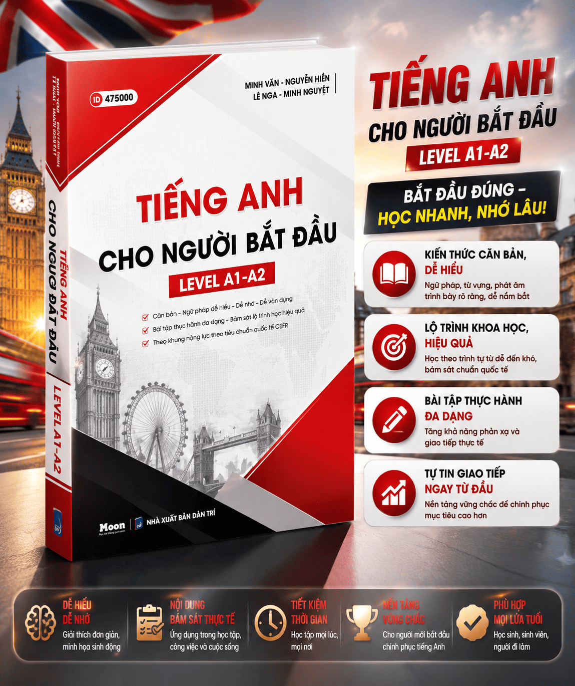 Tiếng Anh cho người bắt đầu - Level A1-A2