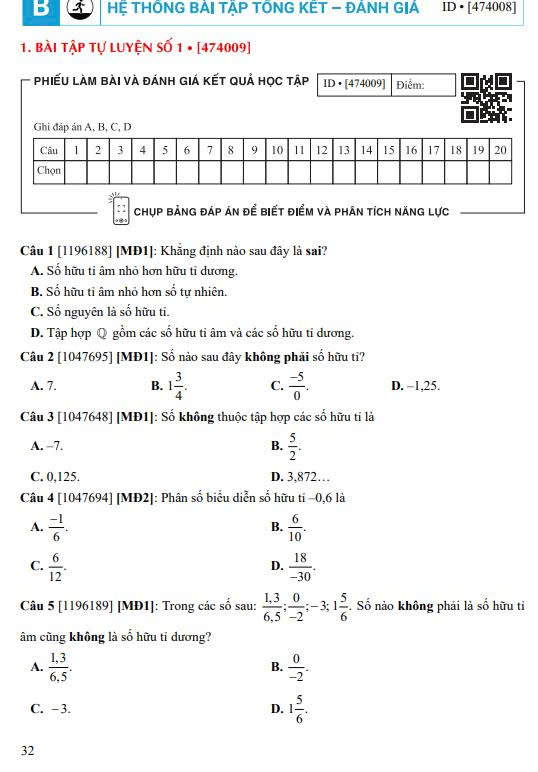 Tự học Toán 7