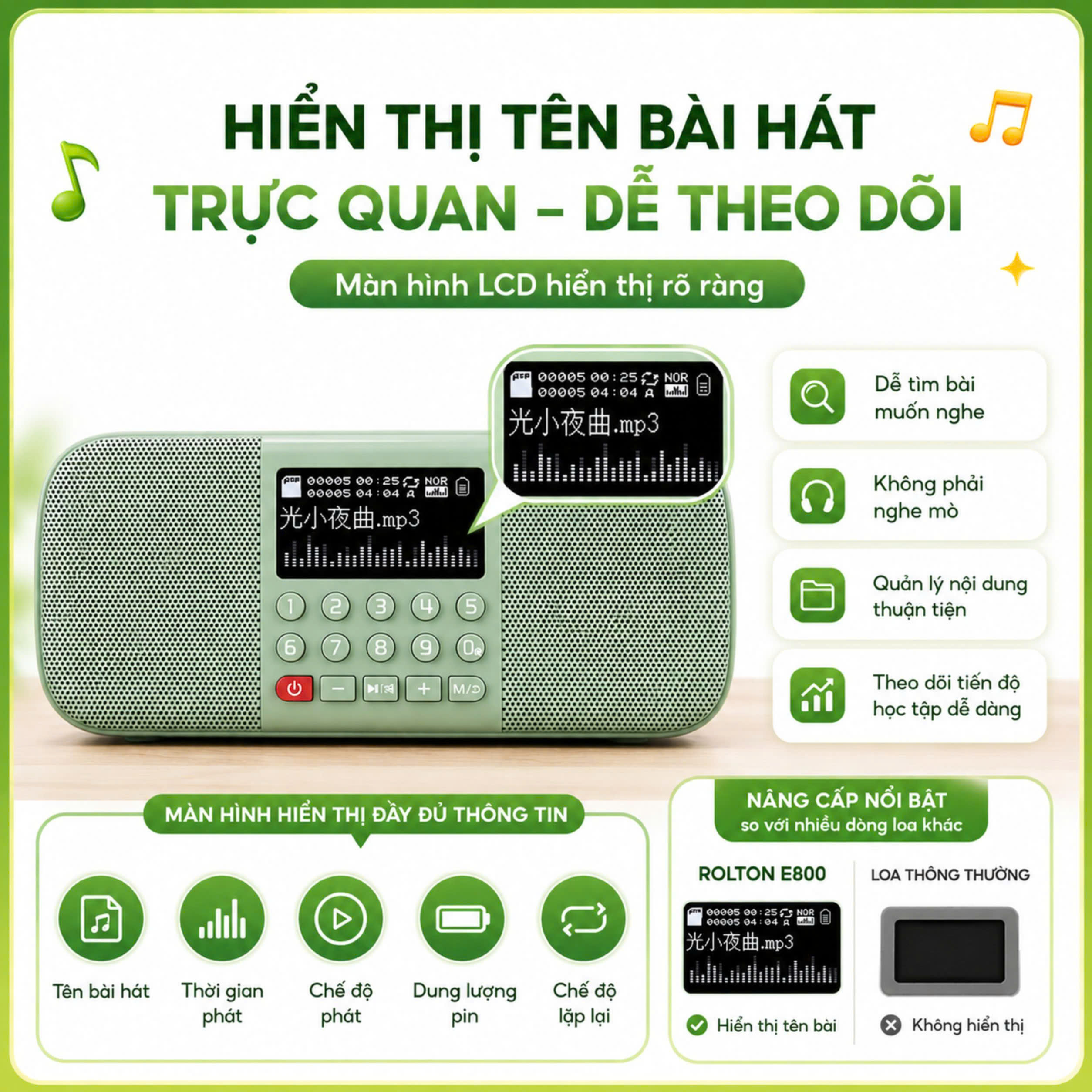 Loa Bluetooth mini  E800