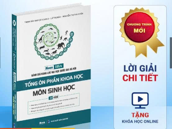 HSA - ĐGNL ĐHQG Hà Nội - Tổng ôn Phần Khoa học - Môn Sinh học