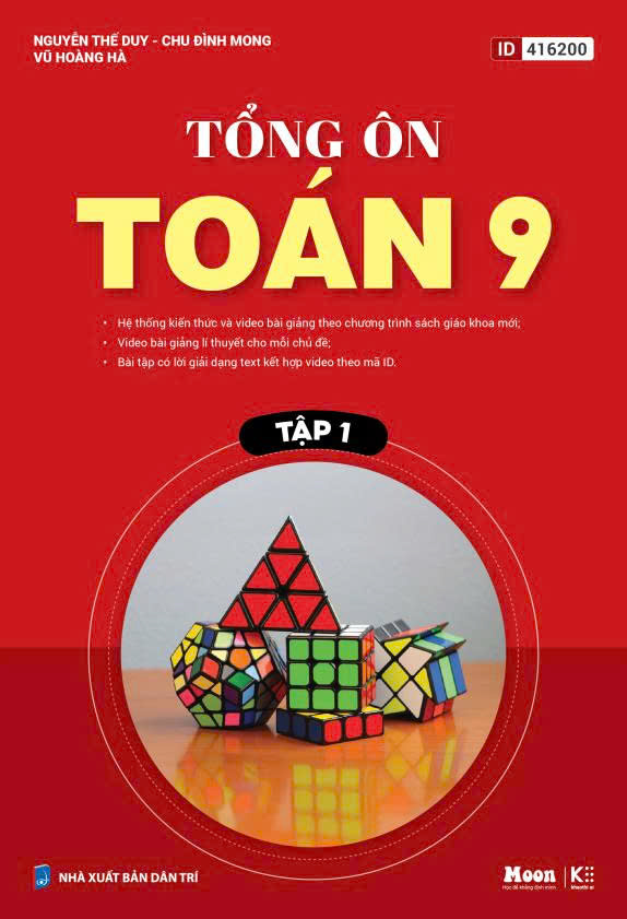 Tổng ôn Toán 9 tập 1+ tập 2
