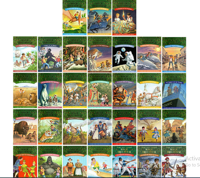 Magic tree house Phần 1 (Sách nhập) - 37 quyển mới nhất + File Mp3