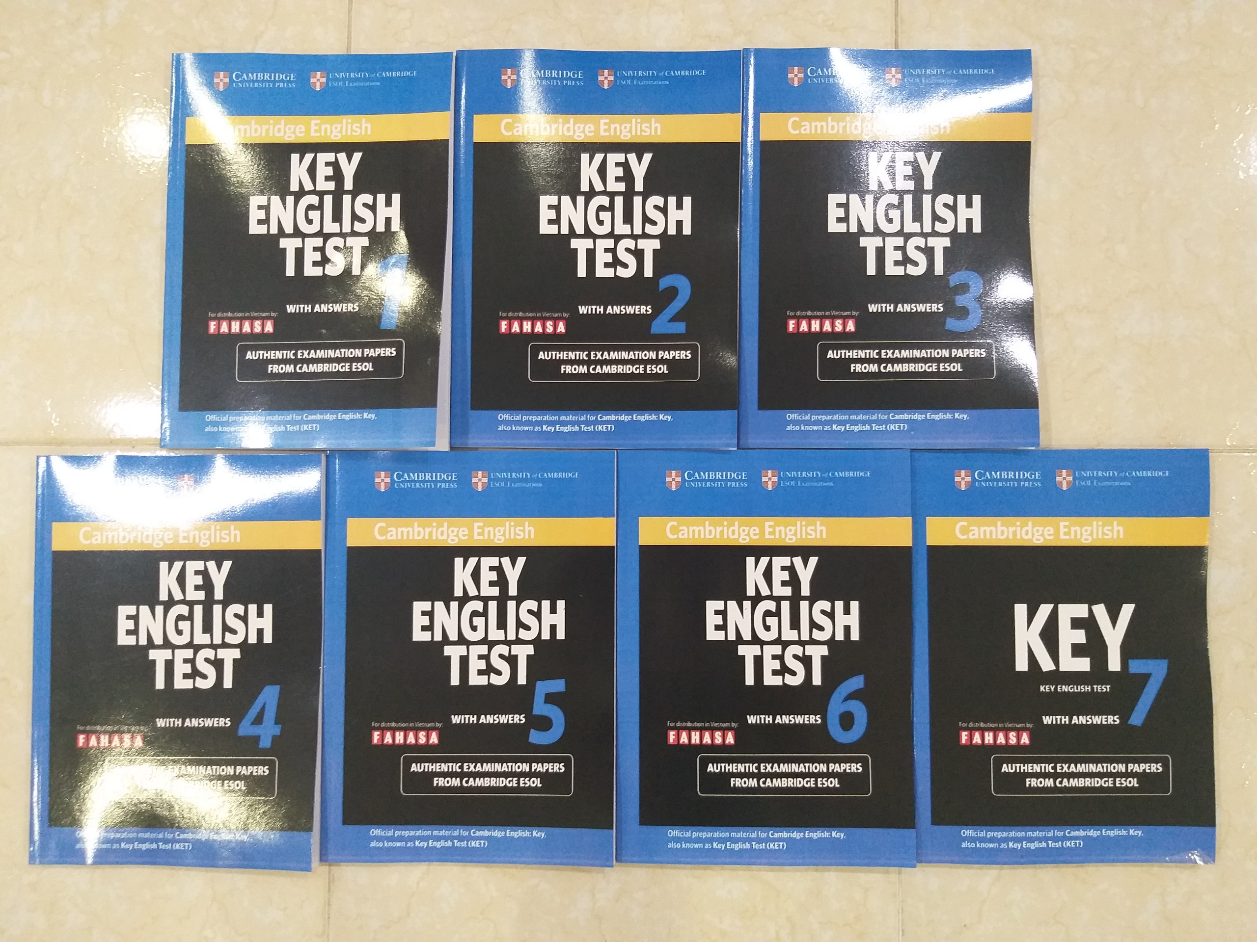 KET (Key English Test) - Bộ 7 quyển + File MP3