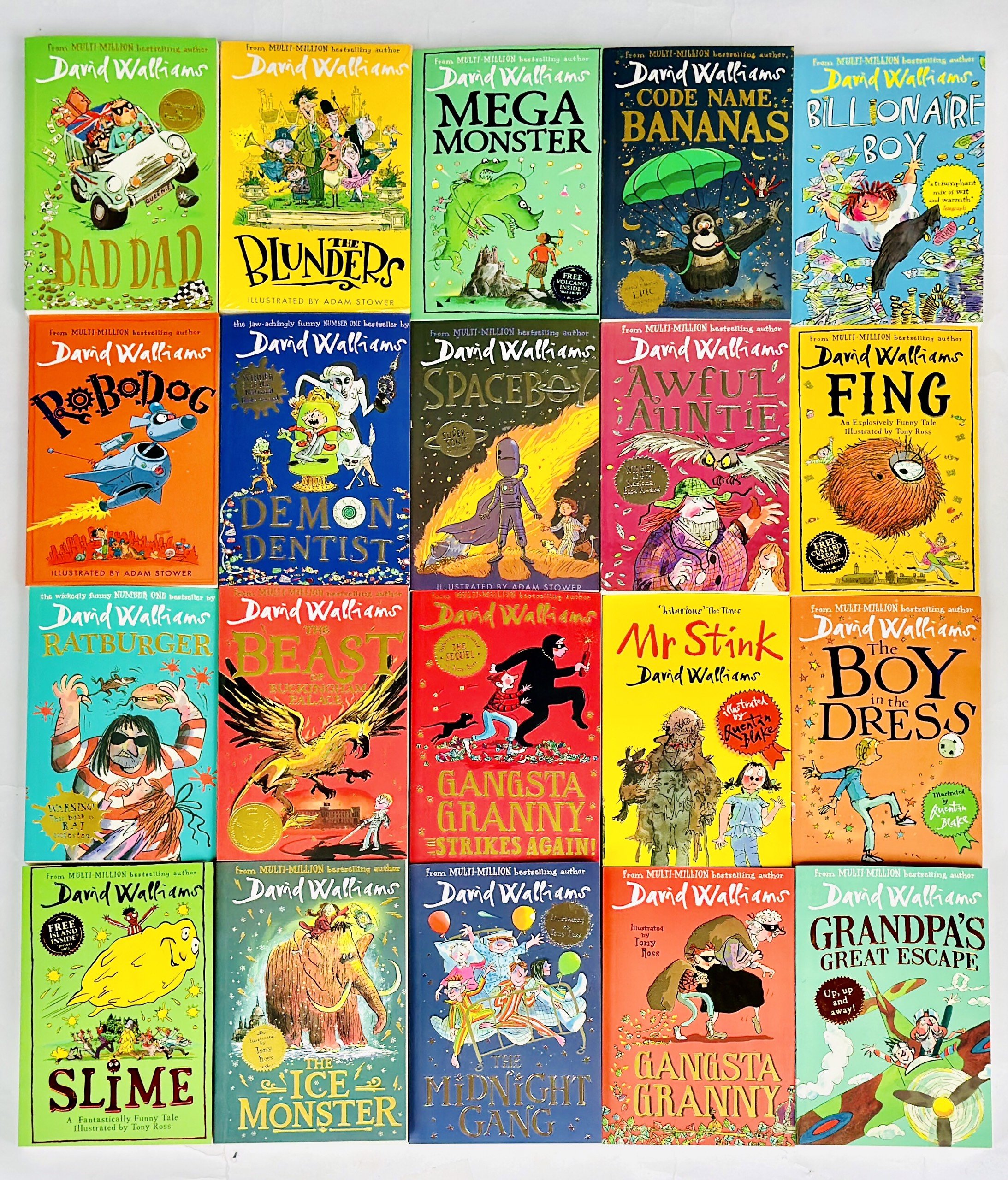 The World of David Walliams (Sách nhập) - Cập nhất bản mới nhất 22 quyển