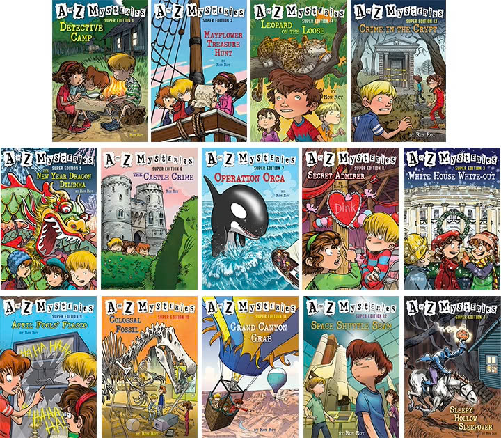 A to Z Mysteries Super Edition (Sách nhập) - Trọn bộ 14 quyển