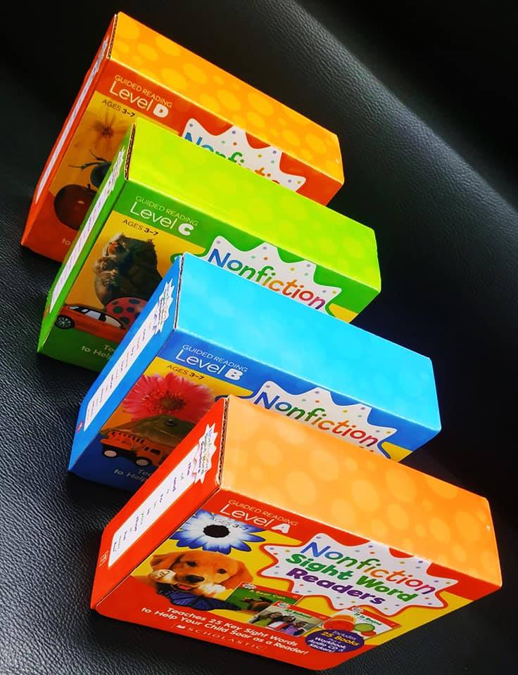 Nonfiction Sight Word Readers ABCD (Sách nhập) - 4 boxset