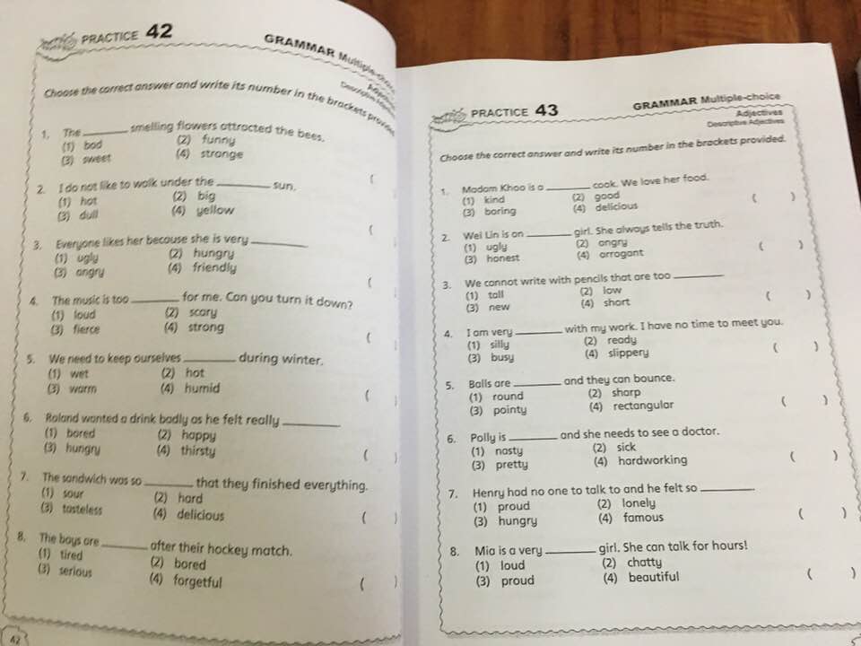 Complete Practice Book for Grammar, Vocabulary & Comprehension Primary - Bộ 6 quyển