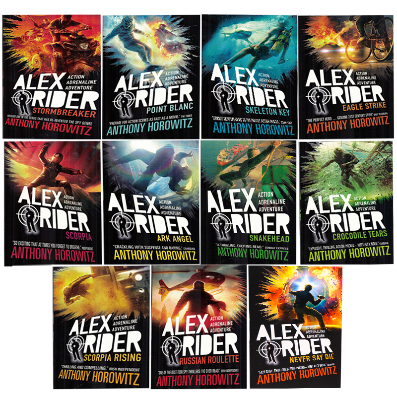 Alex Rider Collection (Sách nhập) - 13 cuốn - Tiểu thuyết điệp viên!