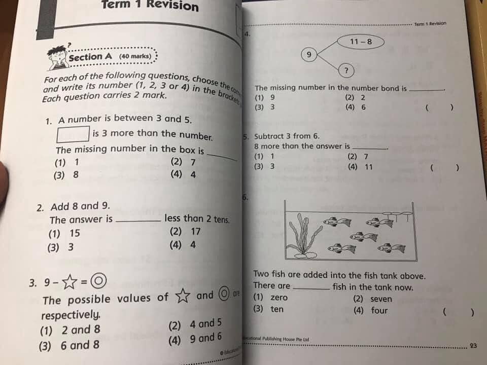 Challenging 4 in 1 maths - 6 quyển (Sách toán sing nâng cao)