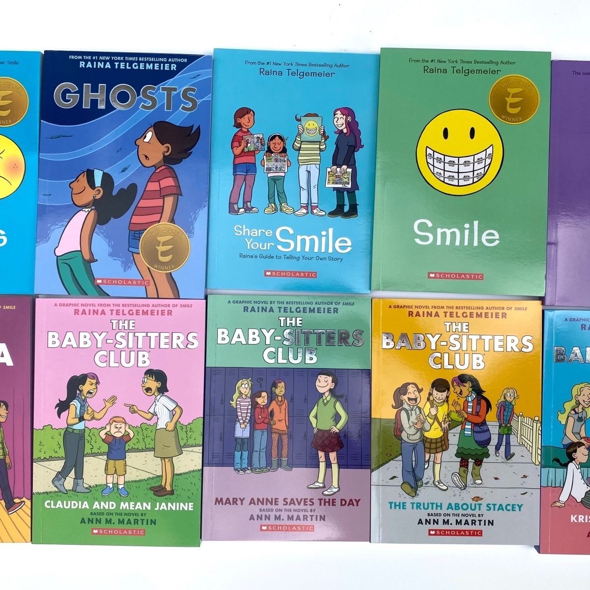 Raina Telgemeier (Sách nhập) - 10 qyển