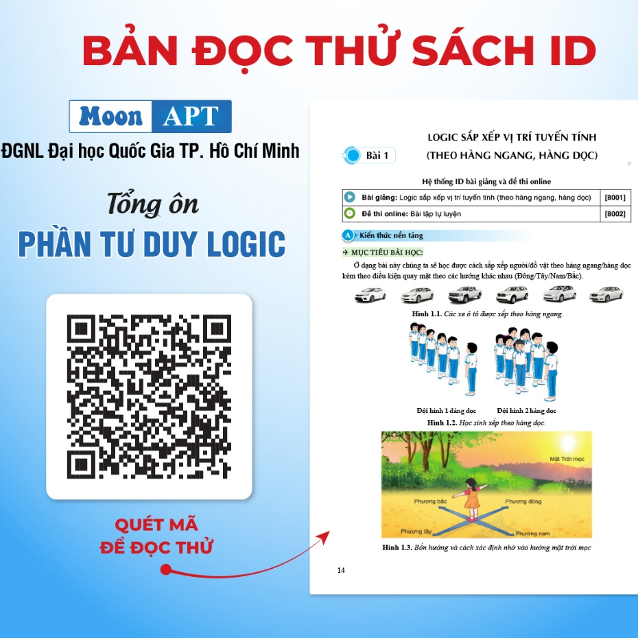 APT - ĐGNL ĐHQG TP.HCM - Tổng ôn Phần tư duy logic