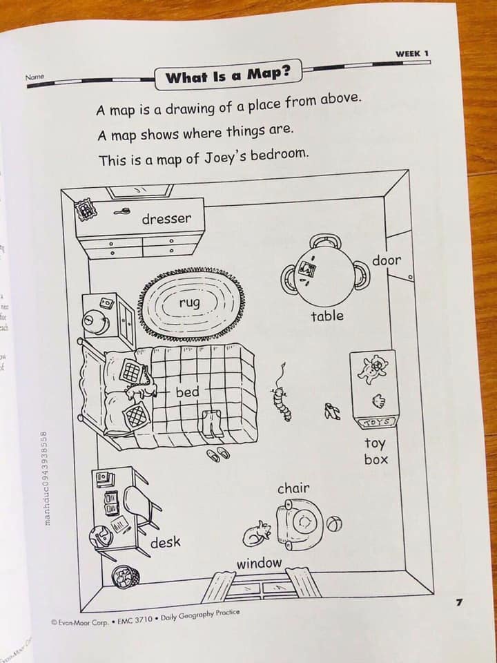 Daily geography practice - Evan Moor (6 quyển)