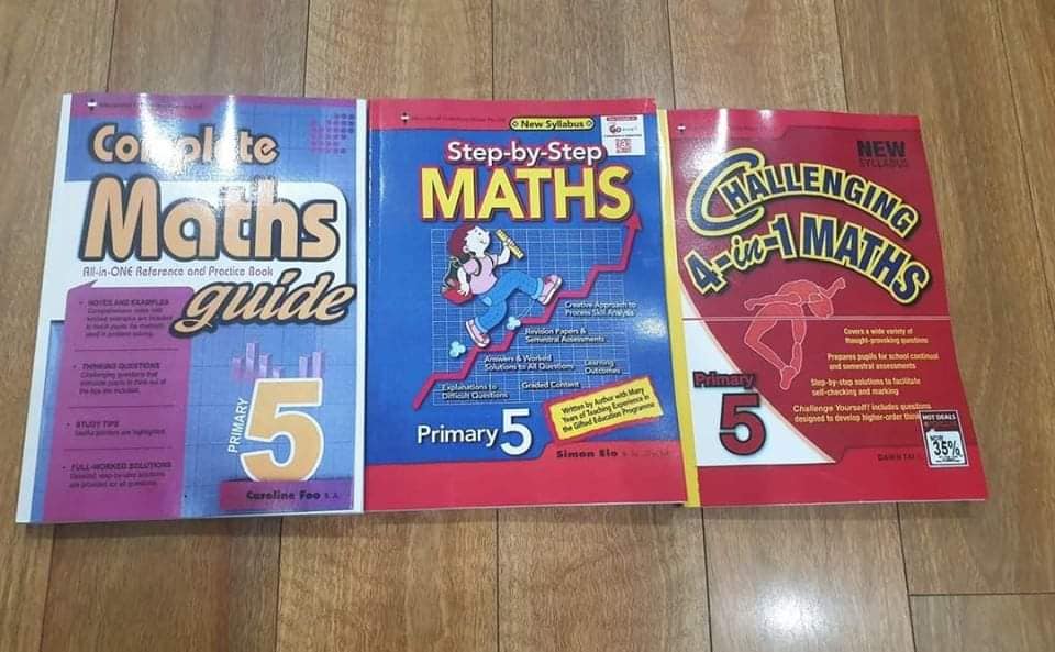 Toán Sing - Grade 5 (Phù hợp với bé lớp 5) - Complete maths guide, Step by step math, Challenging 4 in 1 maths - Bộ 3 quyển