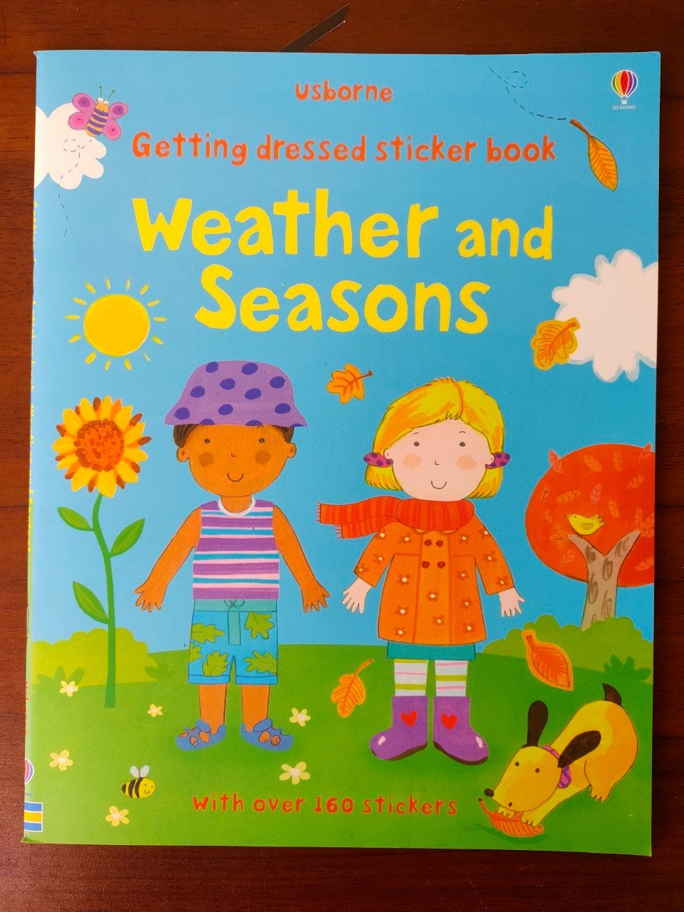 Sách Dính Dán - Usbonre Sticker Book - Weather and Seasons
