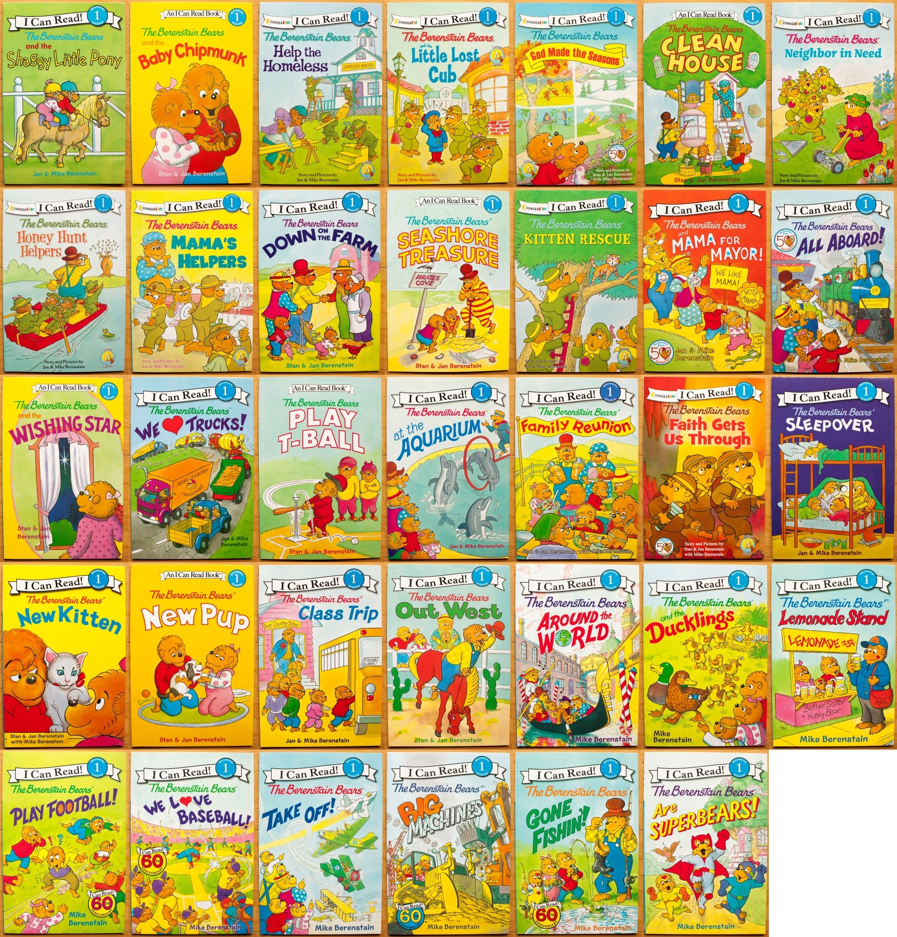 The Berenstain bears (Sách nhập) - 34 quyển