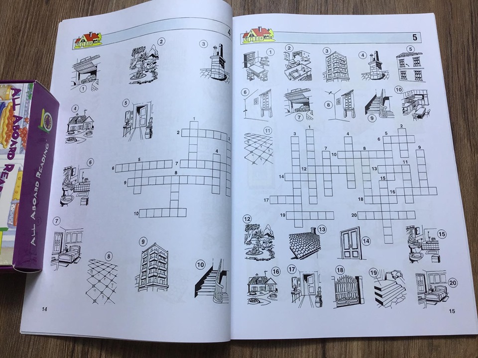 English with crosswords - Sách ô chữ - 3 quyển