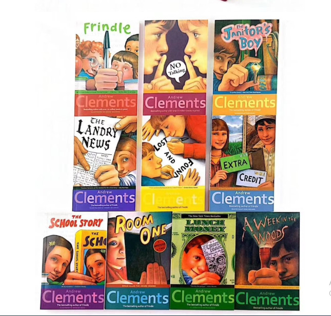 Andrew Clements school stories (Sách nhập) - 10 quyển