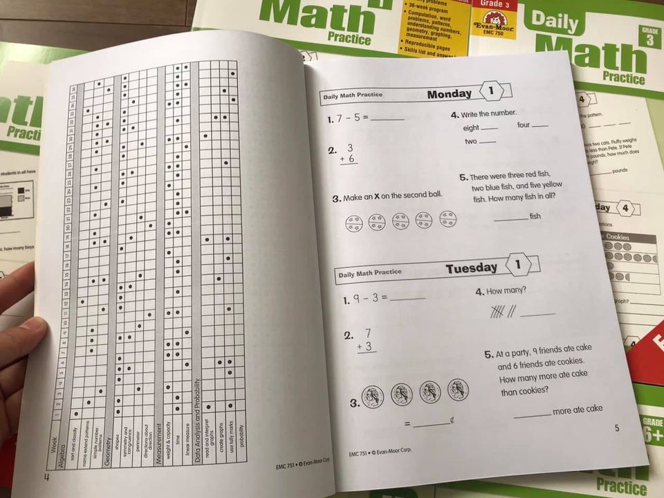 Daily Math Practice - 6 quyển