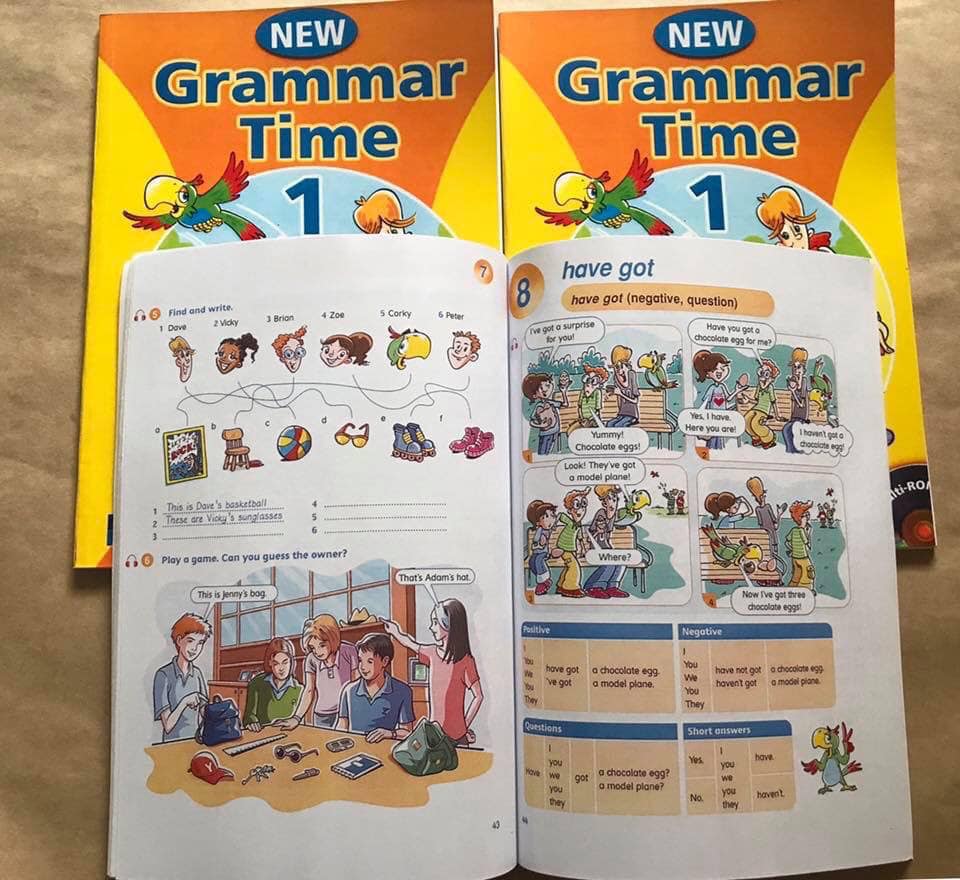 New Grammar Time của Pearson - Longman - Trọn bộ 5 quyển