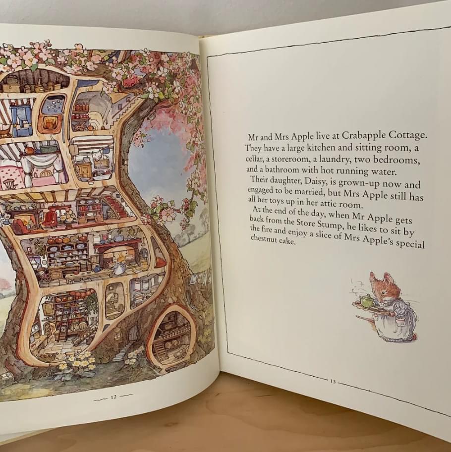 The Brambly Hedge Library Collection - Miền dâu dại (sách nhập) - 8 quyển Full boxset