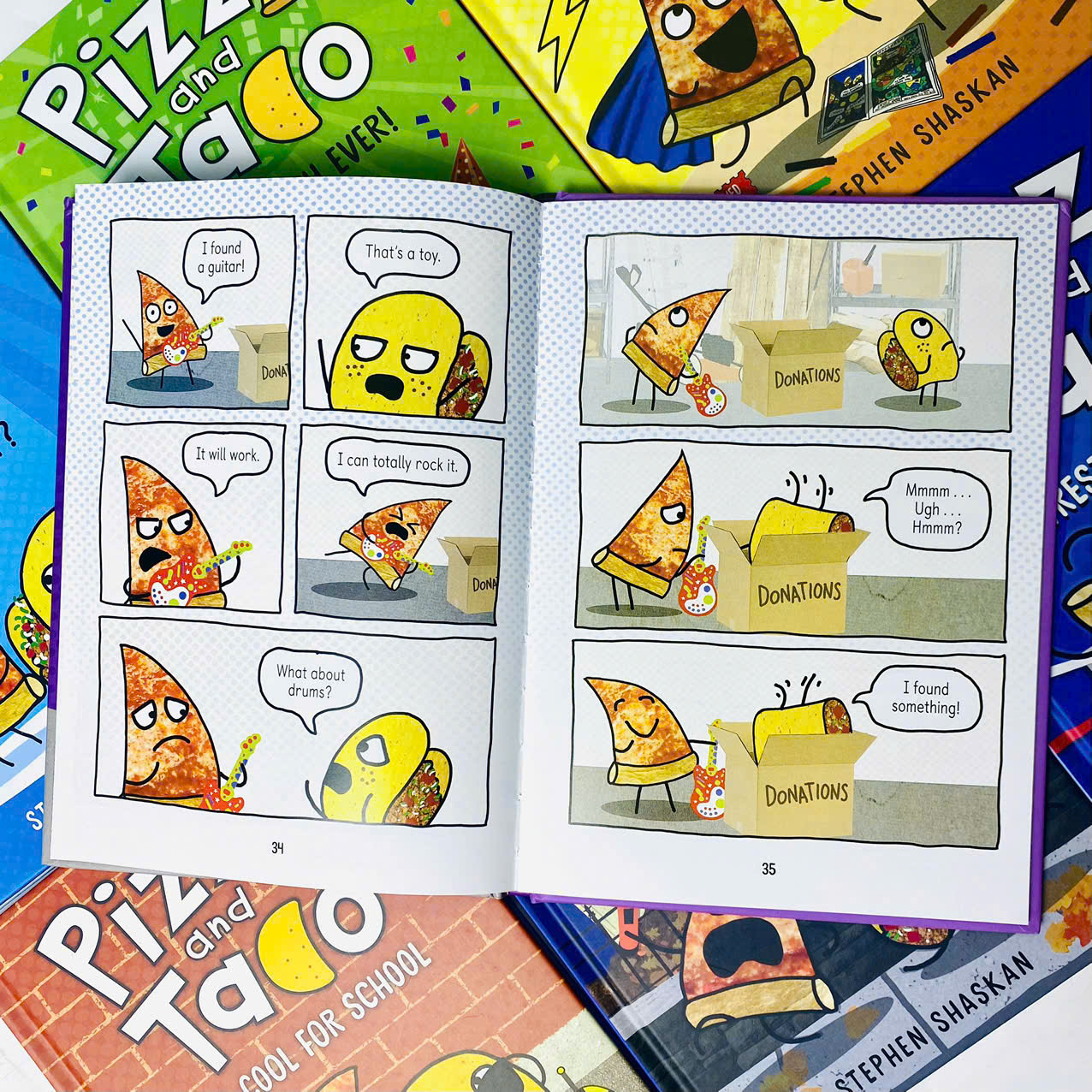 🎉 PIZZA & TACO – Bộ truyện cười “ngon mắt, vui miệng”, giúp bé mê đọc tiếng Anh! 🍕🌮