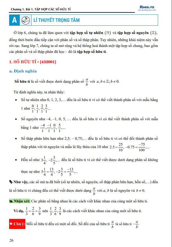 Nền tảng Toán 7