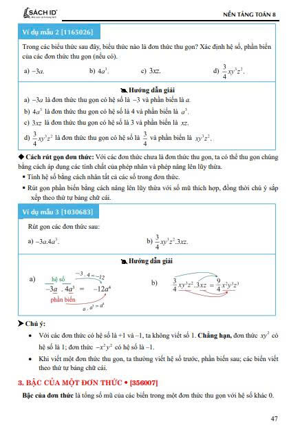 Nền tảng Toán 8
