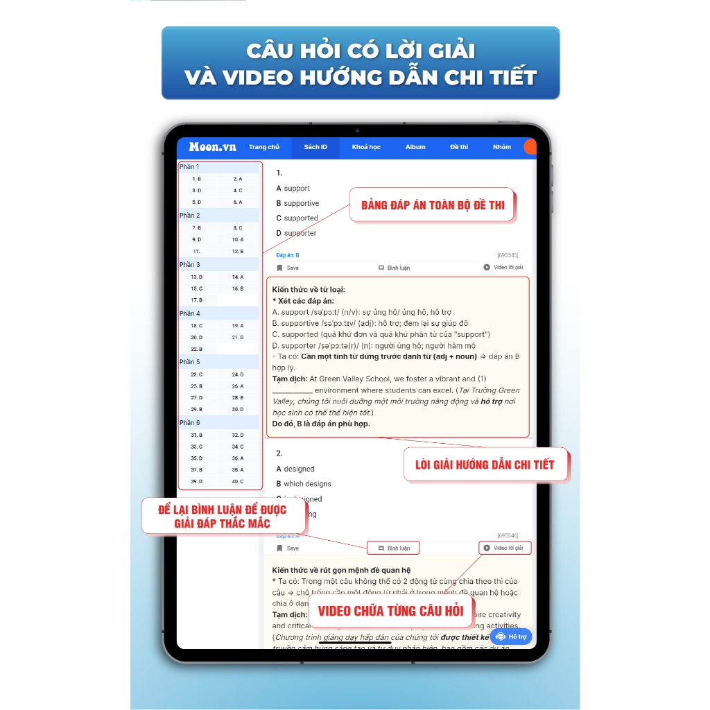 Trọng tâm kiến thức ôn thi THPT môn Tiếng Anh