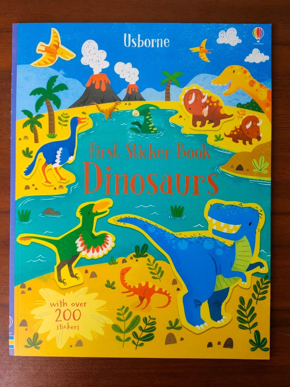 Sách Dính Dán - Usbonre Sticker Book - Dinosaurs