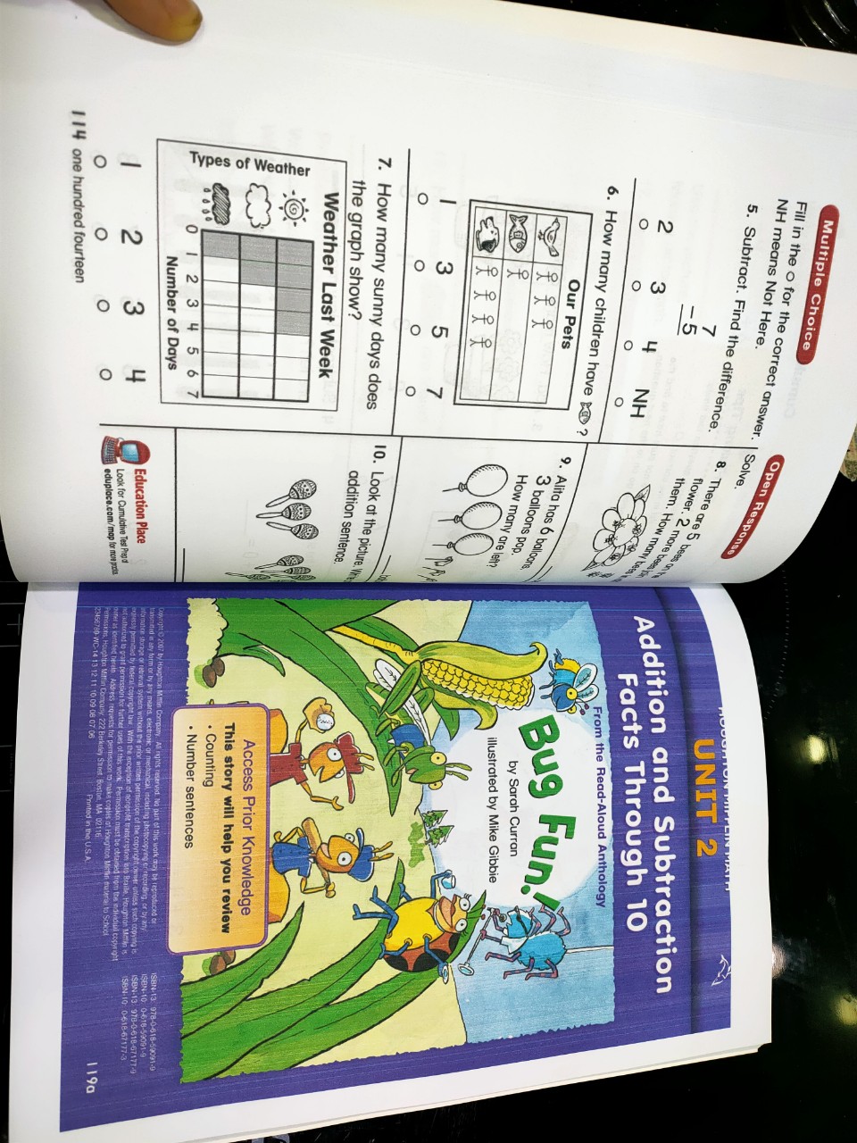 SÁCH TOÁN MỸ Houghton Mifflin - Grade 1 - Dành cho các bé lớp 1