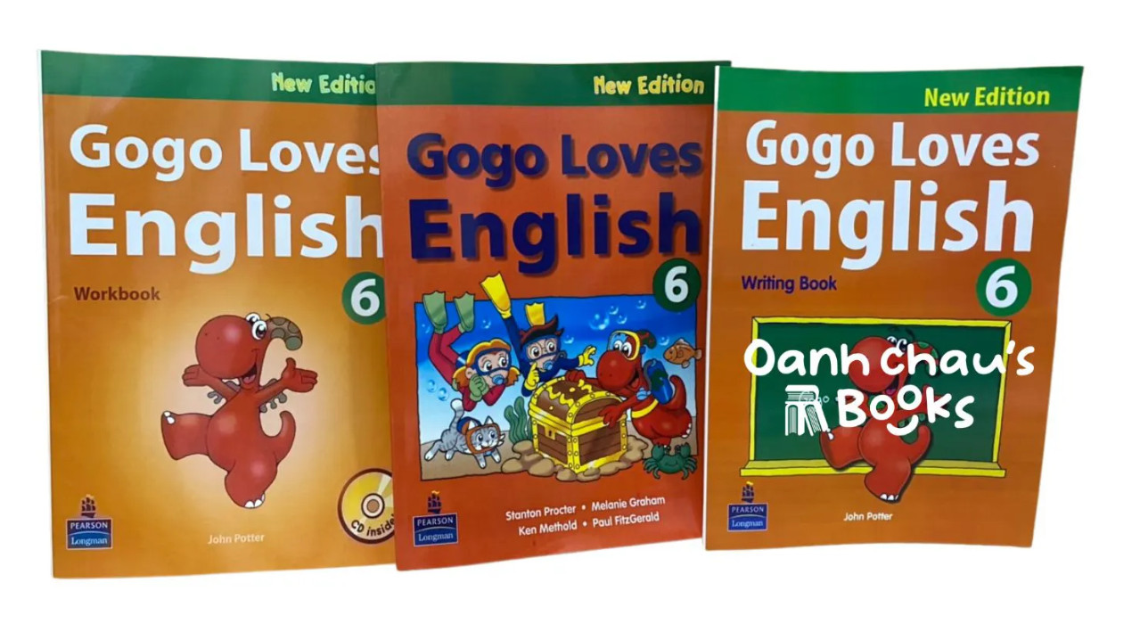 Gogo Loves English - Level 6 - 3 quyển (1q màu + 2q đen trắng) - Tặng file nghe + video