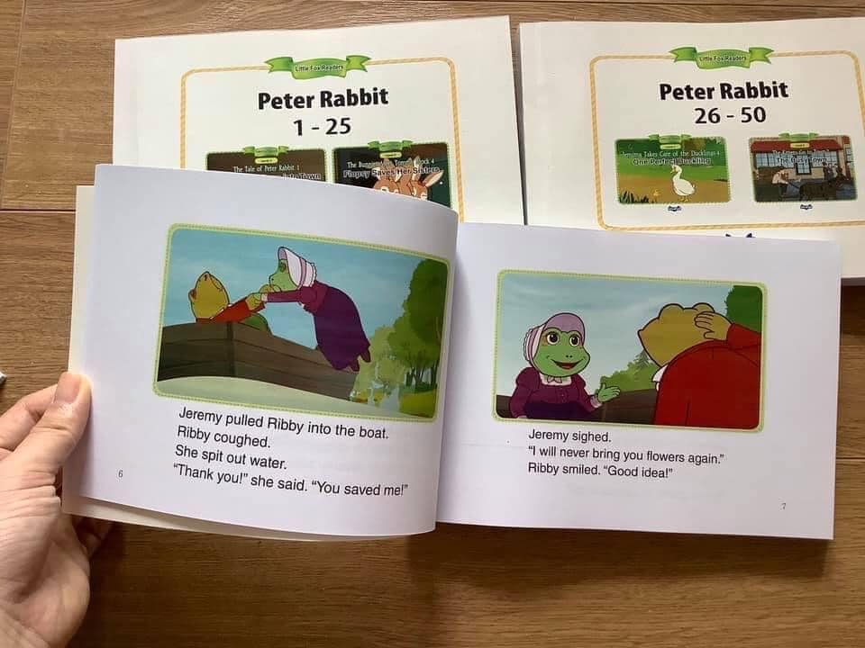 Little fox LV2 - Peter Rabbit 72 truyện + File Mp3