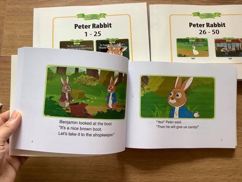 Little fox LV2 - Peter Rabbit 72 truyện + File Mp3