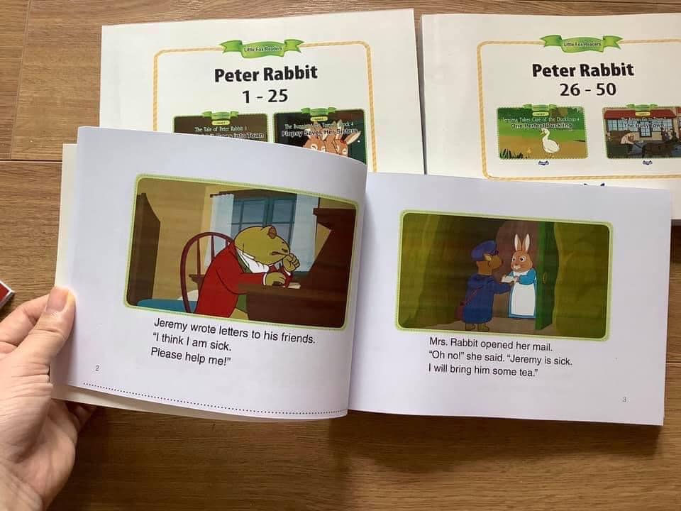 Little fox LV2 - Peter Rabbit 72 truyện + File Mp3