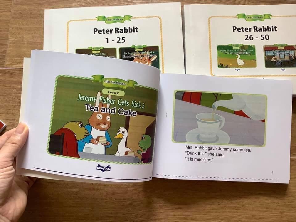 Little fox LV2 - Peter Rabbit 72 truyện + File Mp3