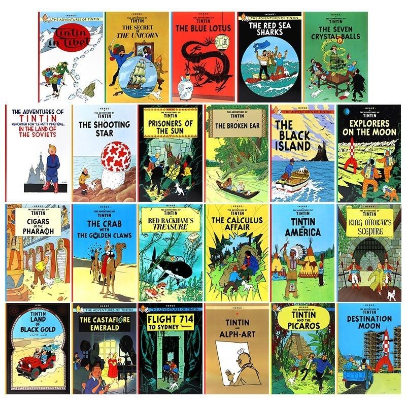 The Adventures of Tintin (Sách nhập) - 23 quyển