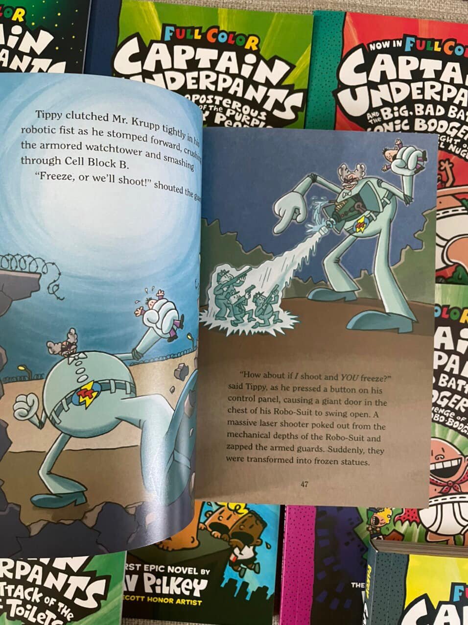 Captain underpants (Sách nhập) - 12 quyển màu