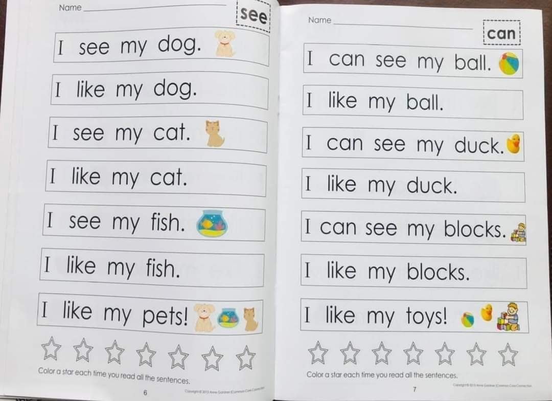 Sight word - Bộ 4q + 2q có file MP3