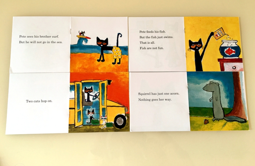 Pete the cat (Sách nhập) - Sách học phonics - Bộ 12 quyển